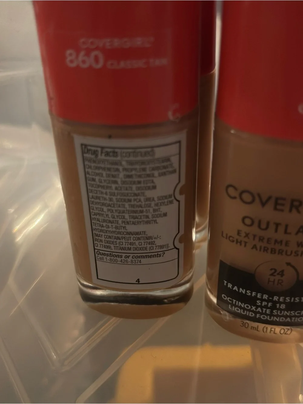 COVERGIRL Outlast Light Airbrush Foundation - Classic Tan (860)